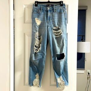 Hollister High Rise Slim Straight Jeans